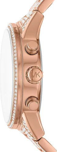 Miniatura 3 de Michael Kors Ritz Reloj de acero inoxidable, Brillantina de oro rosa41 mm.
