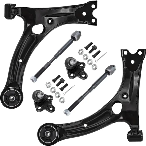 Miniatura 191 de Detroit Axle - Kit de extremo delantero para Chrysler 300 Dodge Charge Challenger 2011-2023, 2 brazos de control inferiores traseros 2 rótulas