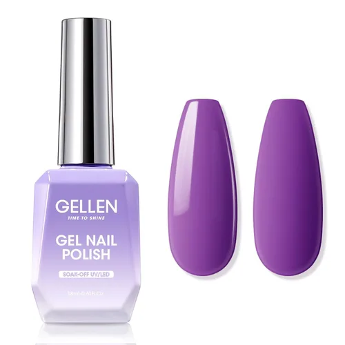 Miniatura 16 de GELLEN Gel constructor de uñas de grado de salón, 5 en 1, sin hema, gel constructor transparente para fortalecedor de ápice de uñas, 0.7 onzas Gel