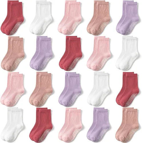Miniatura 8 de SkiBeaut 20 pares de calcetines para niños y niñas de 0 a 7 años