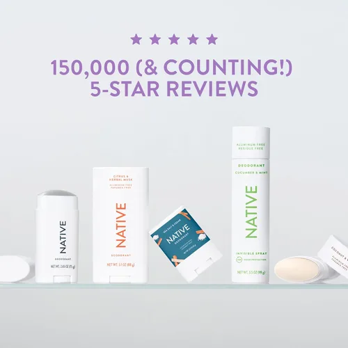 Miniatura 8 de Native Desodorante y spray corporal contiene ingredientes derivados de forma natural Desodorante para mujeres y hombres, protección contra olores