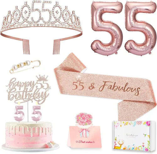 Miniatura 18 de Decoraciones de cumpleaños número 20 para mujer, banda y corona de cumpleaños, decoración de pastel y velas, globos de números, regalos de 20