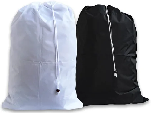 Miniatura 31 de Bolsa de lavandería extra grande y resistente, color negro, (2 unidades)