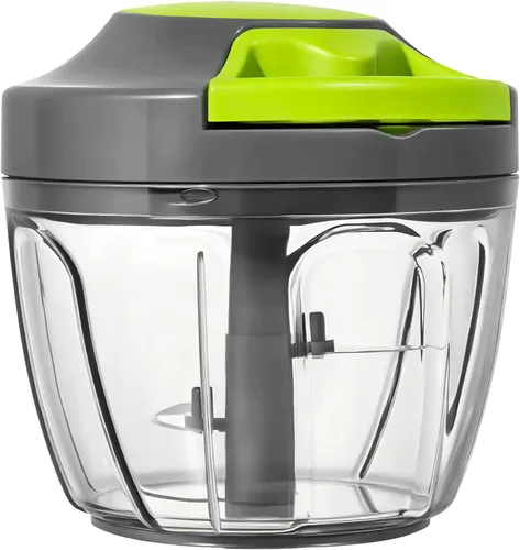 Miniatura 12 de Procesador manual de alimentos, picadora de verdura portátil a cuerda, para picar ajo, cebolla, jengibre, frutas, frutos secos, hierbas, etc., 900