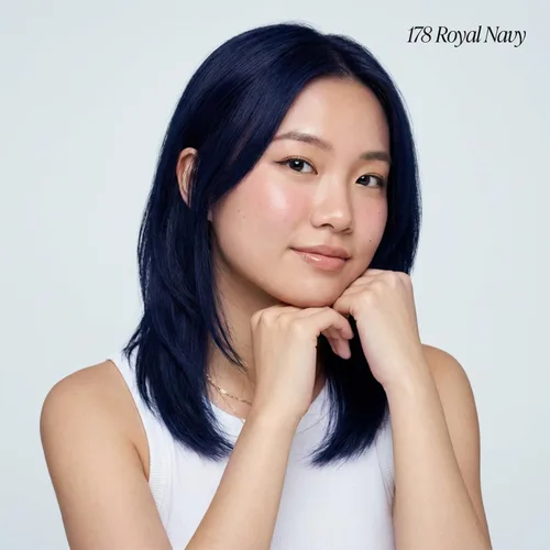 Miniatura 2 de Adore Tinte semipermanente azul para el cabello, vegano y sin crueldad, 4 onzas líquidas, 178 Royal Navy (paquete de 2)