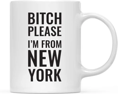 Miniatura 98 de Andaz Press Taza de café de 11 onzas, regalo de broma, Bitch Please I'm from Alabama, paquete de 1, incluye caja de regalo, divertidas ideas