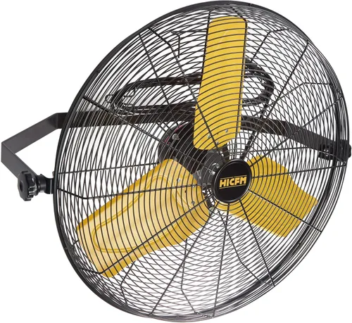 Miniatura 9 de HiCFM Ventilador de pared industrial de 2500 CFM de 12 pulgadas, ventilador de pared de alta velocidad de 3 velocidades con motor de carcasa IP44