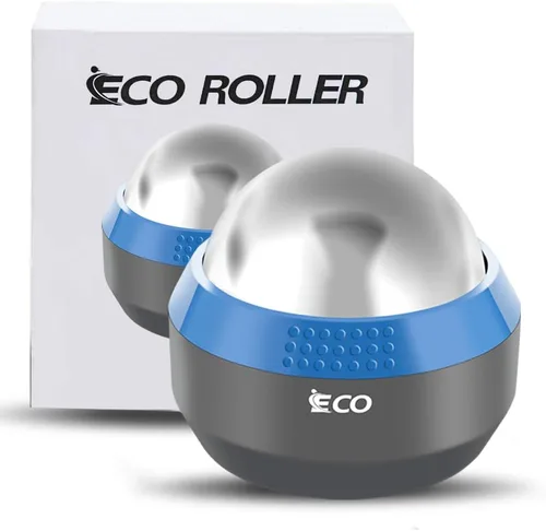 Bola de rodillo de masaje frío iECO Cryosphere - Bola de masaje para alivio de frío y calor, liberación miofascial, terapia de puntos de activación,