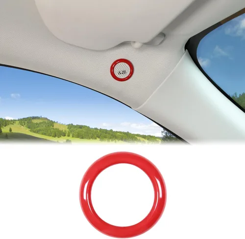 Miniatura 8 de Cubierta de micrófono para techo de automóvil, compatible con Ford Maverick 2022-2024, altavoz interior de techo de automóvil, cubierta de marco