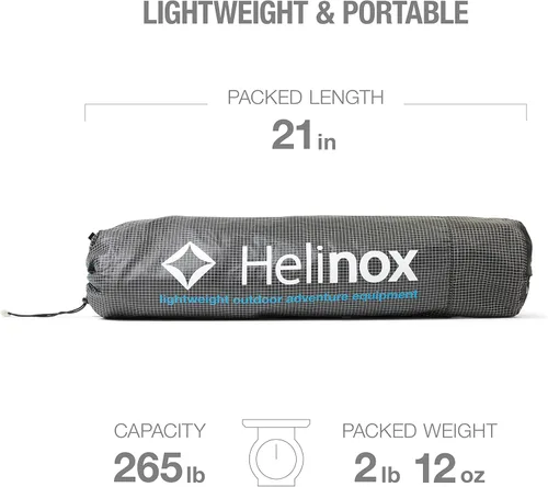 Miniatura 2 de Helinox Lite Cuna Ultra-Ligera, Cuna de Camping Portátil, Compacta, Plegable, para Mochileros, Cama de Camping Plegable