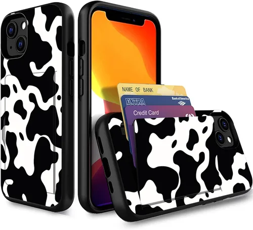 Miniatura 84 de Funda para iPhone Air, funda tipo cartera con ranura para tarjeta oculta, a prueba de golpes, TPU y PC, funda protectora de doble capa para iPhone