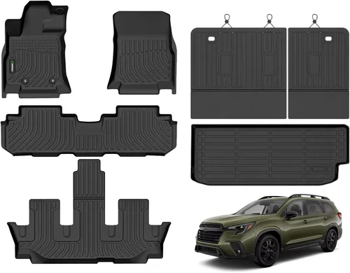 Miniatura 64 de ANBINGO® Alfombrillas de Piso para 2024 2025 CX-90 y CX90 PHEV (Híbrido Enchufable) 6 y 7 Asientos 2da Fila Asiento de Capitán o Asiento Tipo Cubo