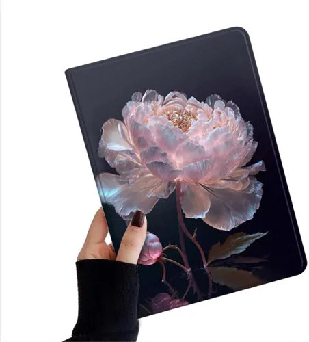 Miniatura 39 de kaidisen Funda de flores compatible con iPad de 9.7 pulgadas, 6ª y 5ª generación, iPad Air/Air 2, diseño de flores, ilustración floral con soporte