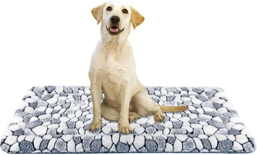 Miniatura 5 de VANKEAN Almohadilla Cama Tapete para Jaula de Perro Reversible (Fresco y Cálido), Colchoneta para Dormir Cama para Perro para Jaula para Perros