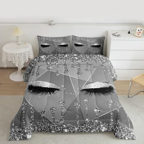Miniatura 11 de Feelyou Juego de ropa de cama de fantasmas para niños y niñas, tamaño individual, juego de edredón con temática de fantasma de terror para niños