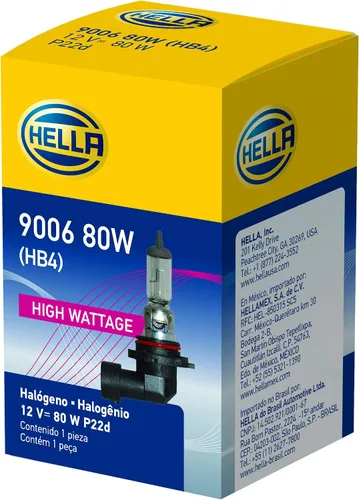 Miniatura 5 de HELLA 9006 80WTB Twin Blister Bombillas de alta potencia, 12 V, paquete de 2
