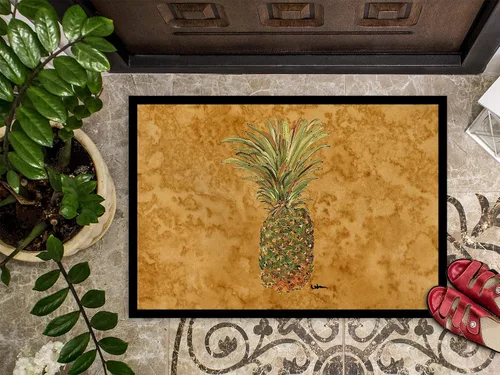 Miniatura 3 de Caroline's Treasures 8654MAT - Tapete de piña de 18 x 27 pulgadas, tapete para puerta delantera, para interiores y exteriores, para entrada