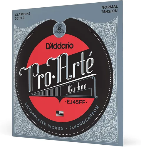 Miniatura 7 de D'Addario Cuerdas de guitarra Pro-Arte Classical Guitar Strings EJ46FF - Cuerdas de carbono - Envoltura chapada en plata, dinacore compuesto