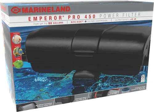 Miniatura 11 de MarineLand Penguin PRO 375 Filtro de potencia, filtración de acuario multietapa para hasta 75 galones