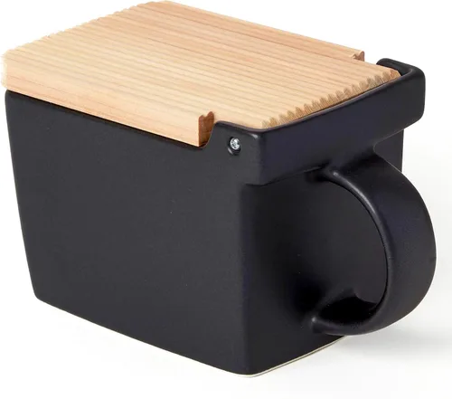 Miniatura 13 de Zero Japan Bee House - Caja de Sal Premium con Tapa Hinoki - Recipiente para Sal Marina y Especias - Elegante Contenedor para Encimera de Cocina