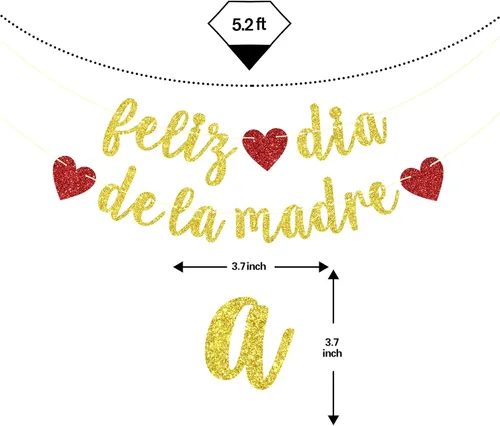 Miniatura 5 de Cartel de Feliz Día de la Madre, decoración del día de la madre, decoración de cumpleaños de mamá, decoraciones de fiesta de feliz día de la madre