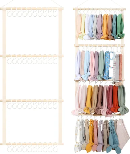 Miniatura 9 de POVETIRE Soporte para diadema organizador de bandas para la cabeza para niñas, diademas de bebé, accesorios para el cabello, organizador