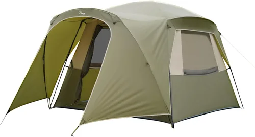 Miniatura 12 de Vidalido Tienda de campaña para 3-4 personas con 1 puerta de malla y 2 grandes ventanas de malla, tienda de campaña portátil de doble capa Naranja