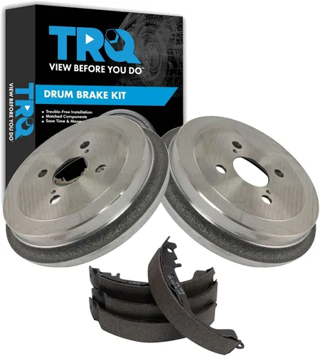 Miniatura 10 de Kit de tambor de freno y zapata ABS trasero TRQ Compatible con Subaru Forester Impreza