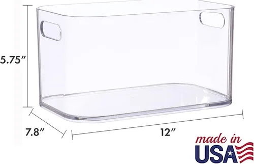 Miniatura 5 de STORi Bliss - Contenedor de almacenamiento de plástico transparente XL, organizadores de despensa y contenedores de almacenamiento, organización