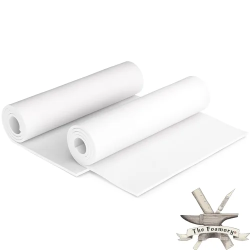 Miniatura 12 de Espuma EVA de Retención de Forma para Cosplay 1mm (1mm-10mm) 35.56x99.06 cm Hojas de Espuma EVA de Alta Densidad Negras o Blancas.