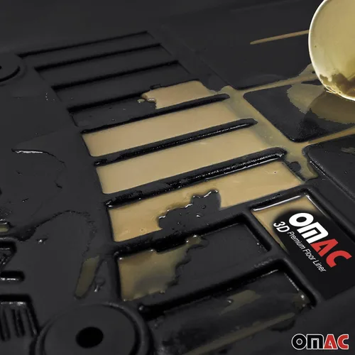 Miniatura 4 de OMAC Alfombrillas de alta calidad y forro de carga para Volvo XC60 2018-2026, 5 unidades, alfombrillas de automóvil para todo tipo de clima, 3D