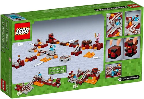 Miniatura 6 de LEGO Minecraft El Ferrocarril del Nether 21130