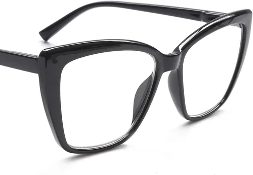 Miniatura 6 de NORPERWIS Gafas de lectura para mujer, bisagra de primavera, lentes de gran tamaño para mujer