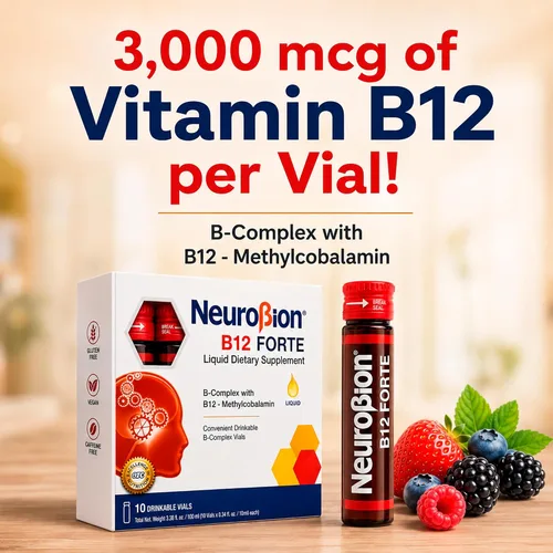 Miniatura 4 de Neurobion B12 Forte 10 viales x 10 ml (el embalaje puede variar)