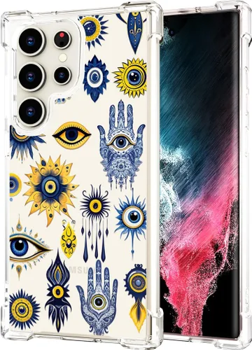 Miniatura 152 de Hungo Funda compatible con Samsung Galaxy S23 con diseño floral y bonito diseño transparente, femenino para mujeres y niñas, con hermoso clavel