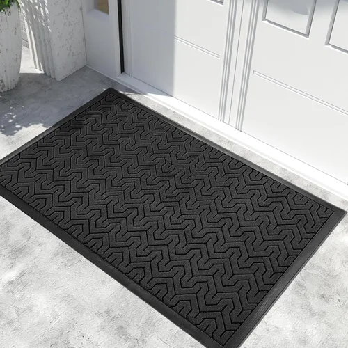 Miniatura 86 de Yimobra Alfombra para Puerta Delantera Exterior Entrada 29.5x17, Impermeable Resistente Alfombras Exteriores para Puerta Delantera, Alfombra