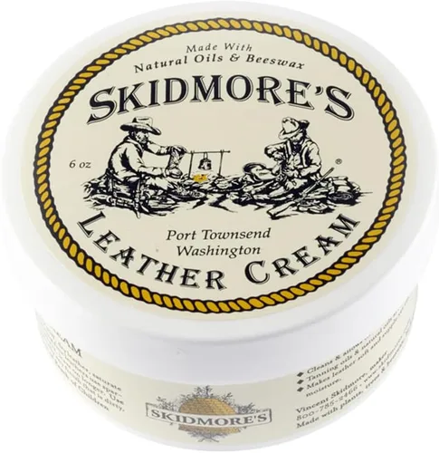 Miniatura 2 de Skidmore's Crema para Cuero: Acondicionador de Cuero Totalmente Natural y No Tóxico - Fabricado en Estados Unidos desde 1984. Fórmula Repelente al