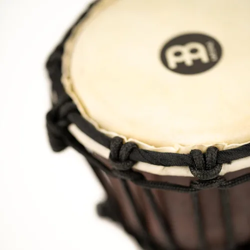 Miniatura 8 de Mini tambor de mano Djembe para decoración de habitaciones - NO HECHO EN CHINA - Madera de caoba pintada a mano, 2 años de garantía Serpent