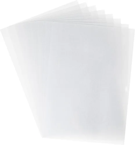 Sizzix Plástico retráctil metálico plateado | 8 hojas | Fabricación de joyas, etiquetas de regalo, colgantes, llaveros, decoración del hogar y más