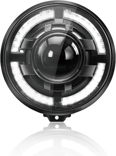 KTMOTO - Faro delantero de motocicleta compatible con Street Glide 2014-2023, faro delantero de motocicleta de 7 pulgadas con luz alta y baja, faros
