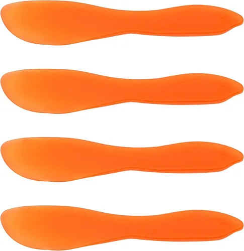 Miniatura 10 de Linden Sweden Juego de 2 esparcidores multiusos, gris carbón, cuchillo versátil para mantequilla para queso suave, mantequilla de maní, glaseado