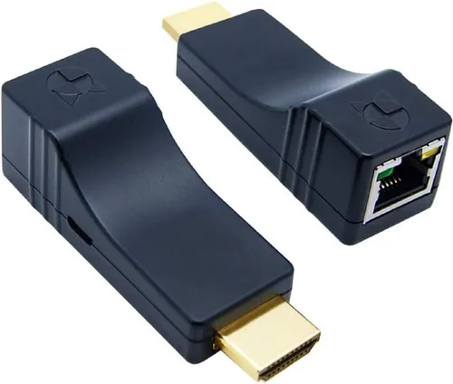 Miniatura 10 de DDMALL Mini extensor HDMI de hasta 330 pies/328.1 ft, 1080P a 60 Hz, extensor HDMI Full HD sobre cable Ethernet CAT5e/CAT6, con control IR directo 1
