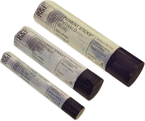 Miniatura 308 de Pinturas R&F Hechas a Mano - Palo de Pigmento al Óleo Profesional, Gris Neutro Medio, 188 ml