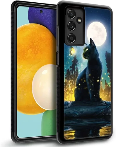 Miniatura 2 de ZHEGAILIAN Funda compatible con Samsung Galaxy A14 5G, antideslizante, de poliuretano termoplástico suave, a prueba de golpes, compatible con Gato