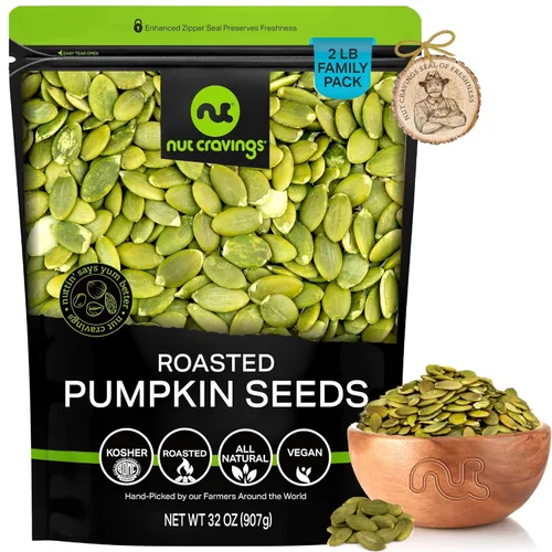 Miniatura 21 de NUT CRAVINGS - Granos de semillas de girasol crudas para comer, sin sal, sin cáscara, (16 onzas - 1 libra) empaquetadas frescas en bolsa resellable