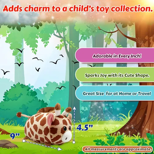 Miniatura 4 de Animales de peluche para niños, suaves y tiernos, decoración de guardería para niños y niñas, bosque y duodécimo regalo impresionante