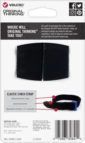 Miniatura 8 de VELCRO Brand Organización de garaje Correas elásticas con hebilla Paquete de postes y estacas, organiza cables de herramientas eléctricas