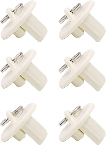 Miniatura 7 de Reemplazo universal de persianas enrollables para exteriores e interiores (5 tapas finales, beige)