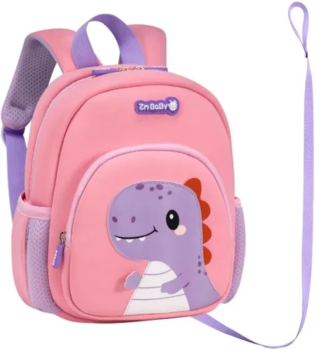 Miniatura 9 de Padgene Mochilas Anti Pérdida para Niños Pequeños Mochilas de Preescolar Impermeables Mochila Escolar de Animales 3D Dibujos Animados Correa
