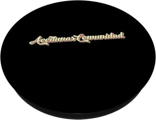 Miniatura 2 de Aceitunas Comunidad TShirt Retro Art Baseball Font Vintage PopSockets Swappable PopGrip